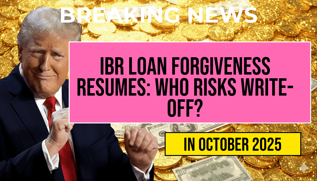 IBR Loan Forgiveness Resumes: Emails Indicate Zero Balances for Long-Term Payers—Could You Be Among Those Facing a $10,000 to $50,000 Write-Off?