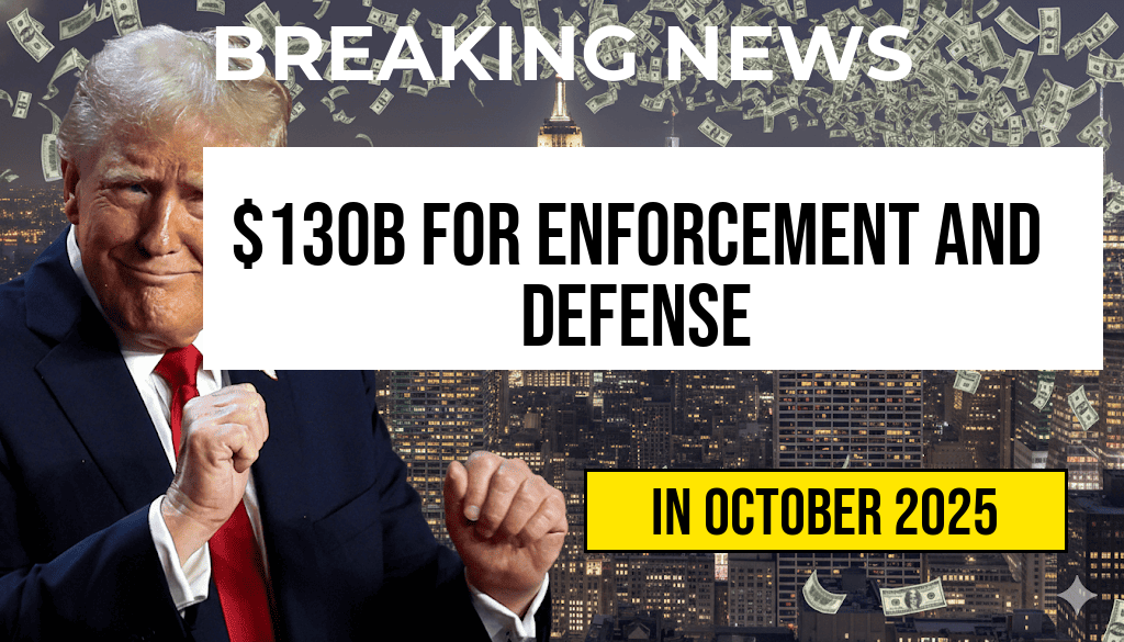 New Law Allocates Seventy Billion Dollars for Enforcement and Sixty Billion Dollars for Defense: How Your Tax Dollars Are Spent