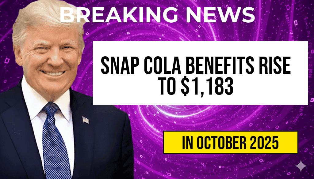 Snap Cola Increase: Maximum Benefits Rise to $1,183 for Five-Person Families—See Your Updated Benefit Amounts