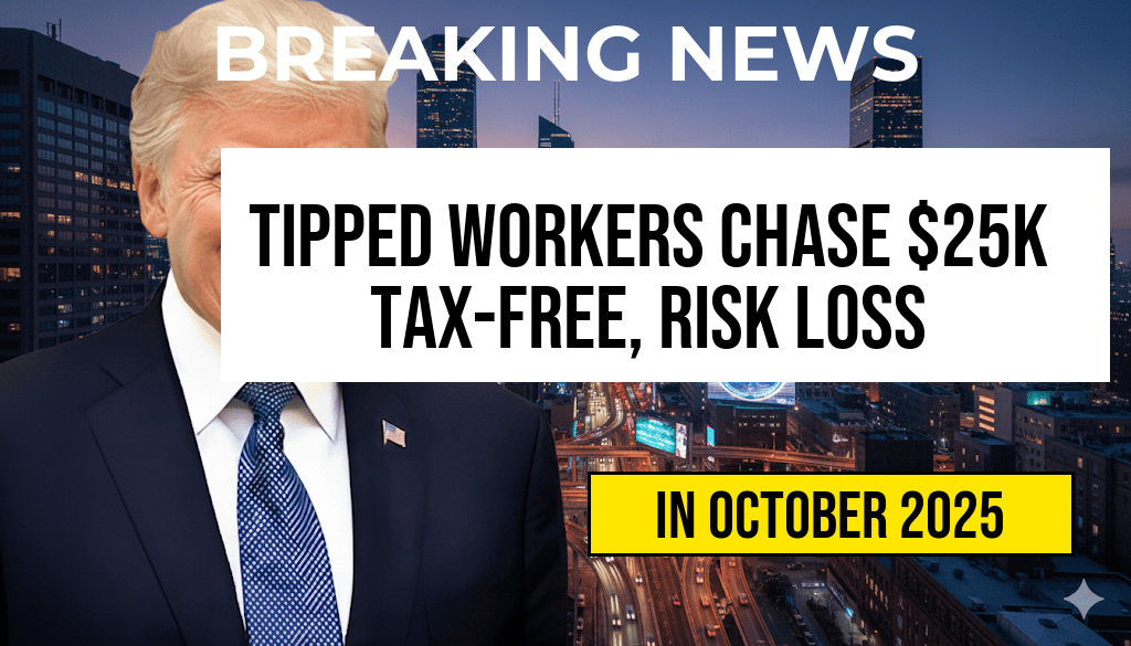 Tipped Workers Seek $25,000 Tax-Free Income, While Some Risk Losing Over $1,000 in EITC Benefits